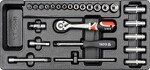 YATO YT-5541 Vložka do zásuvky - kľúče nástrčné 25ks 35-14mm počet nástrojov ks25vložka do zásuvkyPVC