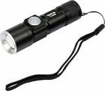 YATO YT-08569 Náradie Celokovová LED svietidlo s drobnými rozmermi USB nabíjaním a funkciou Zoom Funkcia Zoom slúži pre usmernenie toku svetla do kuže