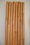 Bambusová tyč 3-4 cm, dĺžka 2 metre - lakovaná medová