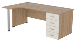 Sektorový nábytok Excel - rohový kancelársky stôl EKR1801203