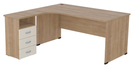 Sektorový nábytok Excel - rohový kancelársky stôl EKR1601603