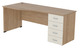 Sektorový nábytok Excel - rohový kancelársky stôl EKR180802