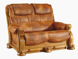 Dvojsedák CEZAR II kože