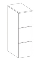 Skrinka závesná PORTO biela lesk