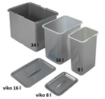 Sinks veko koša 8 l
