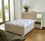 Posteľ DAXTON 2K 90cm vr. roštu a ÚP Dub bardolino
