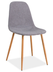 Jedálenská čalúnená stolička FOX šedá