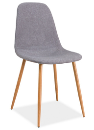 Jedálenská čalúnená stolička FOX šedá