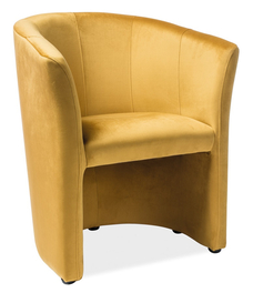 Čalúnené kreslo TM-1 VELVET curry