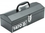 YATO YT-0882 Box na náradie 360x150x115mm Kovový box na uloženie náradia s madlom pre jednoduché prenášanie Box rozmerov 360 x 150 x 110 mm s váhou 14