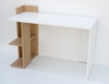 Pracovný stôl Omen SHELF, farba sonoma / biela