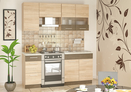 Kuchyňa GRETA 180 sonoma/rivera hľuzovka