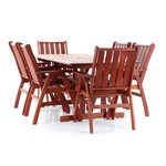 Záhradný set MERANTI VICTORIA 6