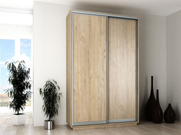 Šatníková skriňa WOODY 140 dub satin