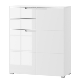 Komoda so zásuvkami SELENE 7 biela lesk