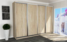 Šatníková skriňa LAMBDA 300 sonoma