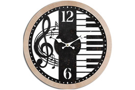 HA1667 - Hodiny nástenné MDF a kov, 60cm