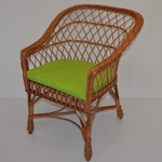 Kreslo San - polster svetlo zelený melír