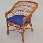 Kreslo San - polster tmavomodrý melír