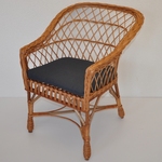 Kreslo San - polster tmavo šedý melír