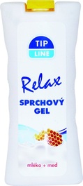 Tip Line SPRCHOVÝ GEL mlieko a med 500ml