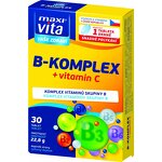 Maxivita B komplex + vitamín C 30 tabliet