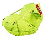 Sedací vrece 189x140 comfort s popruhmi fluo limet