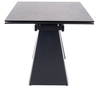 Jedálenský stôl rozkladací SALVADORE CERAMIC čierna/sivá