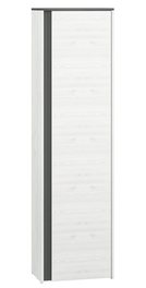 Šatníková skriňa FARFARA borovica snežná/antracit