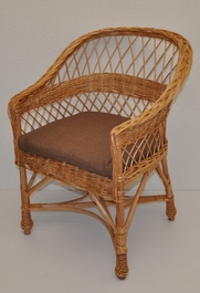 Kreslo Rudnik - polster hnedý melír