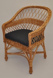 Kreslo Rudnik - polster tmavo šedý melír