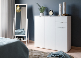 Komoda ADELI 3D2S biela mat