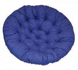 Polster na kreslo papasan 115 cm tmavomodrý melír