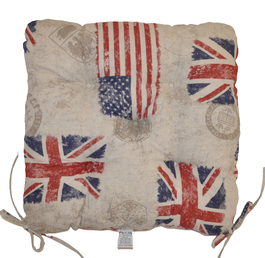 Sedák UNI Maxi motív vlajky