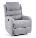 Čalúnené kreslo rozkladacia PEGAZ sivá