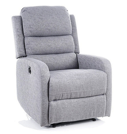 Čalúnené kreslo rozkladacia PEGAZ sivá