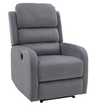 Čalúnené kreslo rozkladacia PEGY velvet šedá