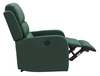 Čalúnené kreslo rozkladacia PEGAZ velvet zelená