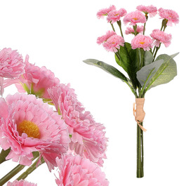 SG60105 PINK - Sedmokráska v pugete, ružová farba. Cena za puget.