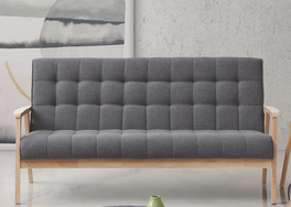 Trojsedák PETRA tmavo šedá/biela lazúra