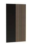 Závesný panel BARBUS dub artisan/čierna