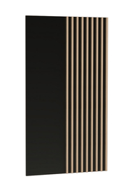 Závesný panel BARBUS dub artisan/čierna