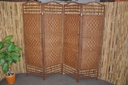 Paraván povrázkový farba svetlo hnedá