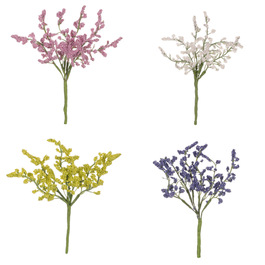 PRZ857295 - Vres, prízdoba, v sáčku12 kusov. Kvetina umelá.