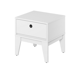 Nočný stolík FLERS 10 1S biela