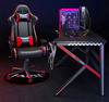 GAMER 1 herný stôl čierny/červený