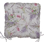 Sedák UNI Maxi motív levandule + vlčí mak na biele