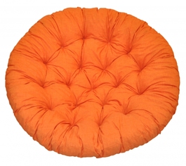 Polster deluxe na kreslo papasan 100 cm - látka oranžový melír
