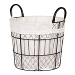 OV4134-V - Kôš kovový, s látkou.