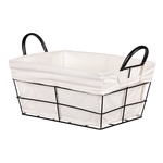 OV4136-ST - Kôš kovový, s látkou.